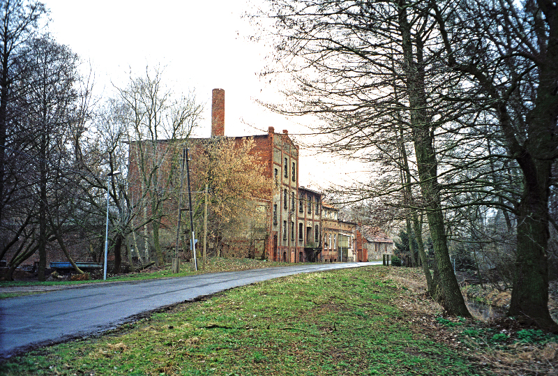Foto der Mühle und Stärkefabrik um 1990